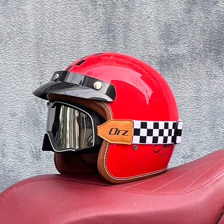 Motorcycle Half Open Face Four Seasons Universal Semi-open Motocross Helmet