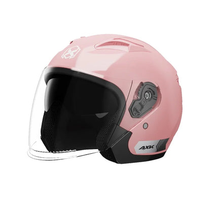 Electric Motorcycle Helmet Men'S Warm Winter Half Helmet Electric Scooter Man Women Four Season 801-1-fen China