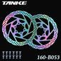 Bike Disc Brake Rotor Disc Brake 2 Piece with 12 Bolts for Road Bike MTB BMX Floating disc Stainless Steel 160-B053 colorful 2p
