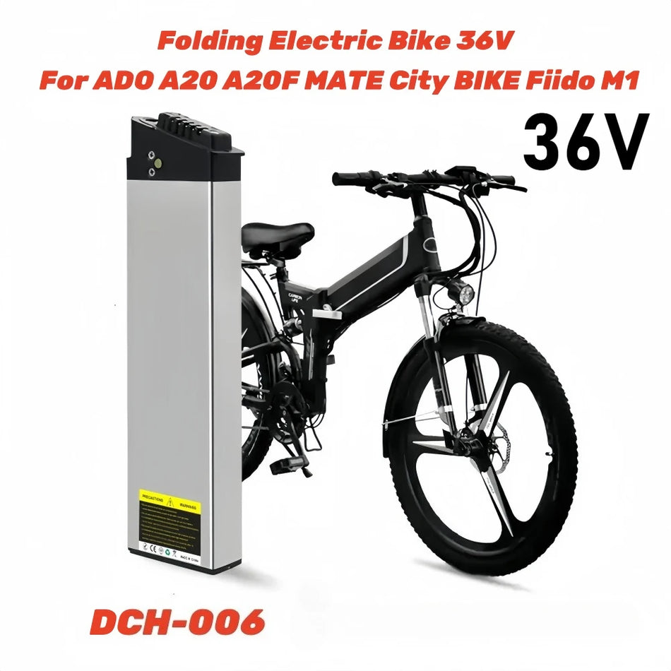 Replacement DCH-006 36V E-Bike Battery Main Hero View