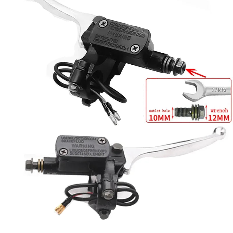 Motorcycle Brake Pump Front Master Cylinder Hydraulic Lever For Electric Scooter Dirt Pit Bike ATV Quad For yamaha suzuki honda