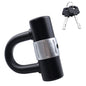 Anti-theft Bike U Lock With 2 Keys 16mm Heavy Duty U Lock Motorcycle Bicycle Dics Lock black