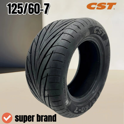 CST 125/60-7 Tire 13x5.00-7 Tubeless Wide-body Tyre for Electric Scooter High Quality Wear-resistant High-quality Tyre