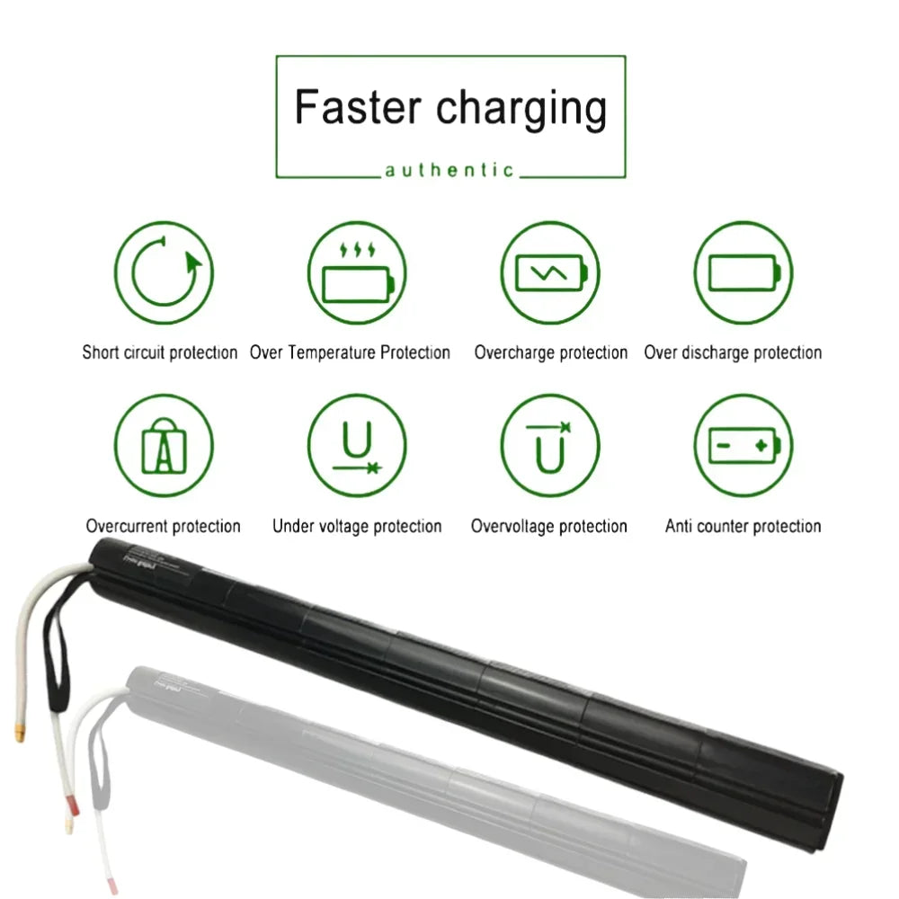 Lightweight 24V battery pack with BMS protection