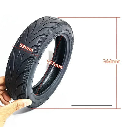 10 Inch 10x2.125 Inner Tube & Tyre For Ninebot Segway F20/F25/F30/F40 Electric Scooter Rubber Cycling Replacements Parts Tyre CHINA