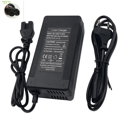 60V Charger 2A Output 67.2V/2A Charger For Wheelbarrow Harley Citycoco 16S 60V lithium Battery GX16 Connector with Fan 100-240V