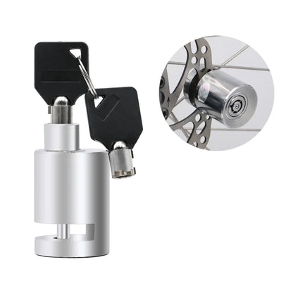 Stainless Steel Bicycle Motorcycle Locomotive Disc Brake Lock Waterproof Anti-Theft Security Sturdy Wheel Disc-Brake Lock RR7085