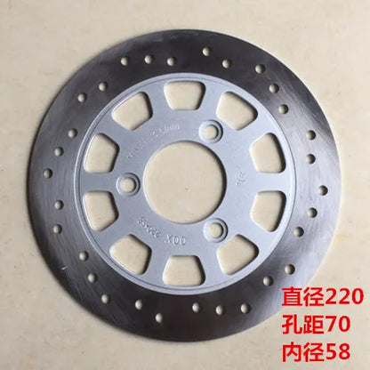 Electric Bike Moto Front Rear Brake Disc For 150CC GY6 QJ Keeway Scooter Honda Yamaha JOG BWS 125 Motorcycle ATV Moped Go Kart 220-70-58