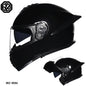 Motorcycle Helmet Dual Visor Modular Flip up Full Face Helmet for Adult Men and Women DOT Approved 1 China