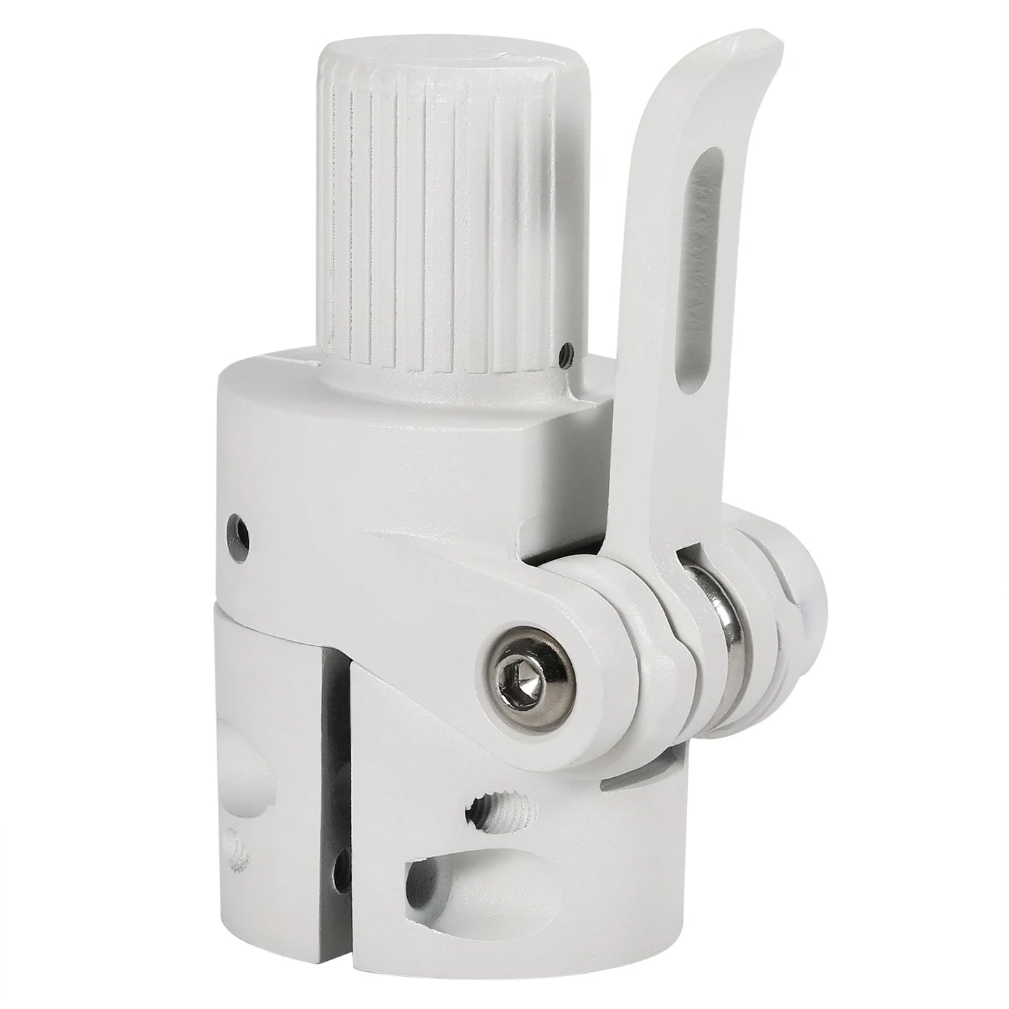 Folding Pole Base Solid Metal Foldable Pole Base Replacement For Xiaomi M365 Electric Scooter Screw Accessory WHITE