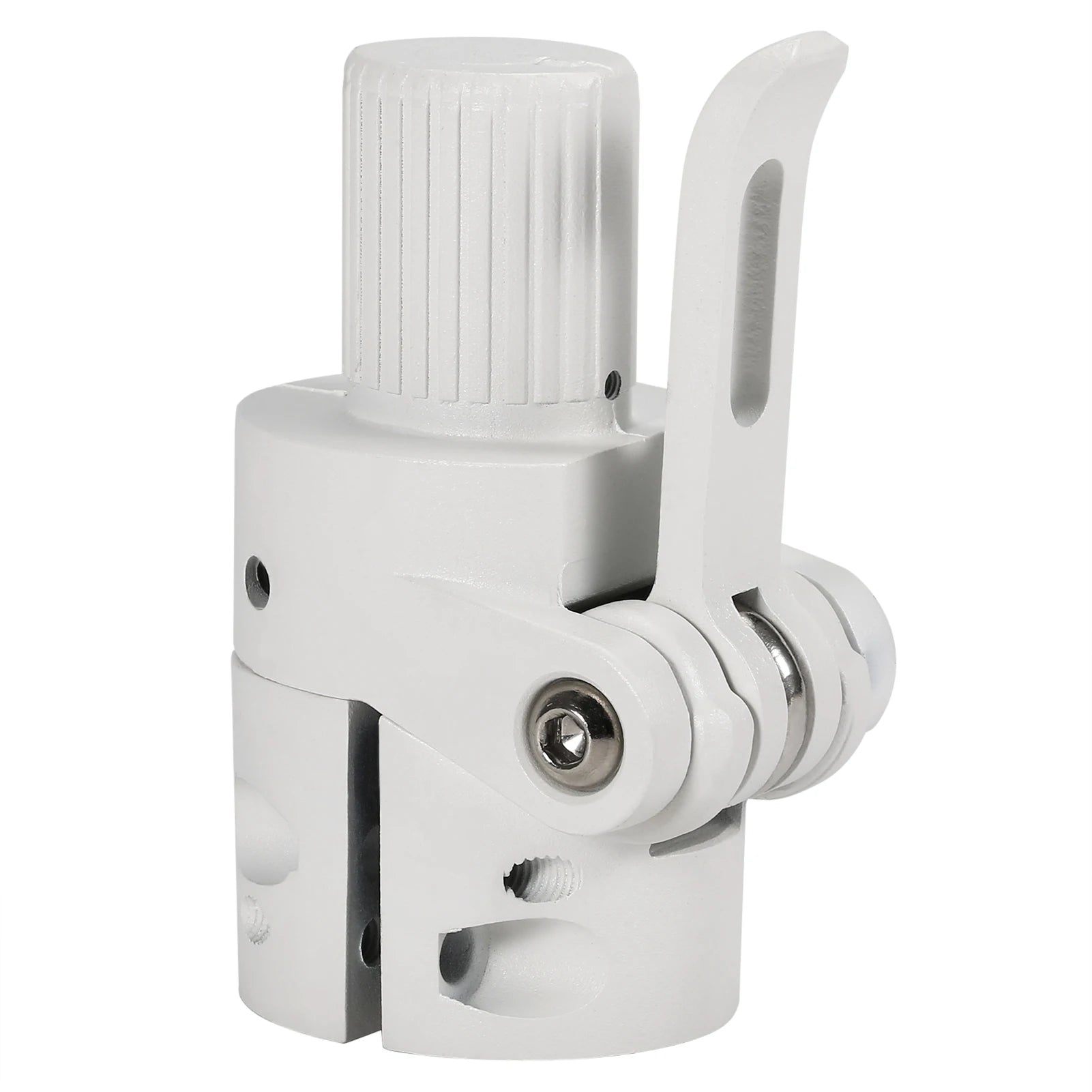Folding Pole Base Solid Metal Foldable Pole Base Replacement For Xiaomi M365 Electric Scooter Screw Accessory WHITE