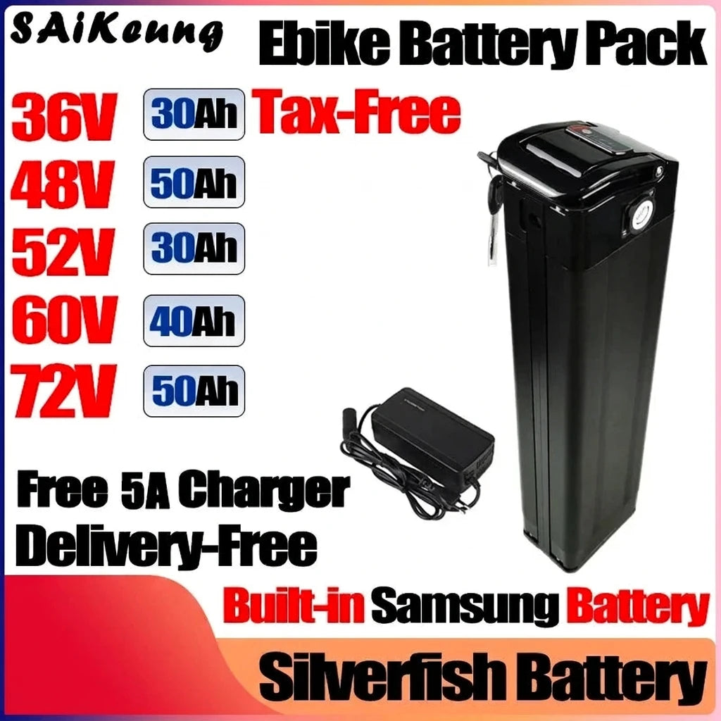 36v-48v-52v-60v-72v-silverfish-lithium-ebike-battery