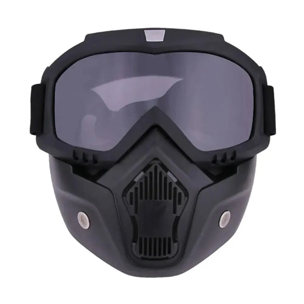 Outdoor Sport Windproof Mask Goggle Hd Bicycle Glasses Eyewear Riding Suv Summer Uv Protection Sunglasses FFMJ-gray
