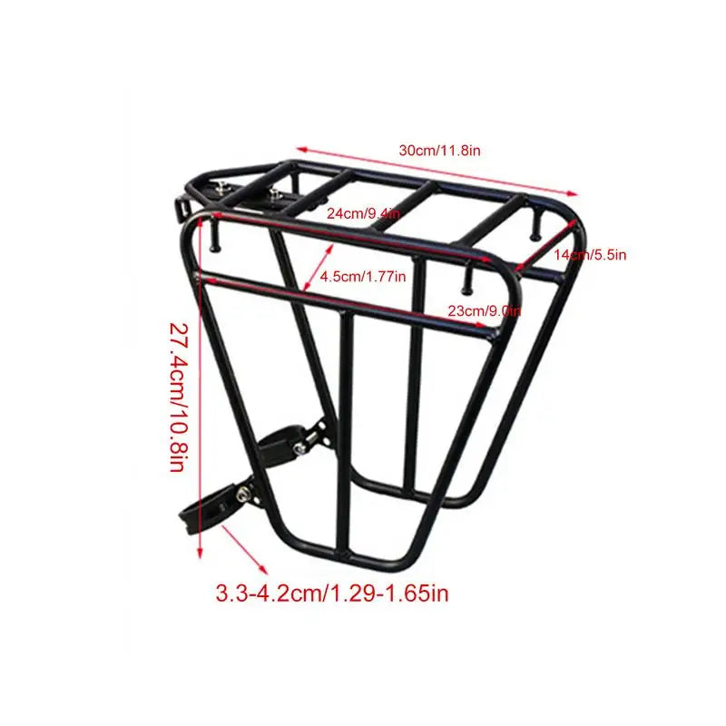 25KG Capacity Heavy Duty Steel Bicycle Parking Rack Mountain Bike Cargo Rack Cycling Luggage Carrier Bike Repair Stand Accessory
