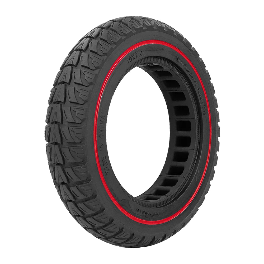10 Inch Solid Tire For Xiaomi M365 Pro Pro2 1S Electric Scooter 10x2.0 Durable Rubber Tubeless Shock Wheel Tyre Red