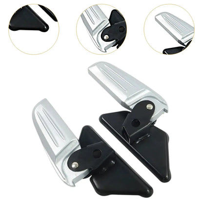 Motorcycle Rear Passenger Footrest Accessories Aluminum Alloy Replacement Pedals Rearset Footpegs for Vespa LX Lxv S