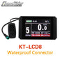 KT LCD Meter for Electric Bicycle, Intelligent Controller, Ebike LCD Panel, Julet, Waterproof, LCD3, LCD8HU, 24V, 36V, 48V Waterproof LCD8
