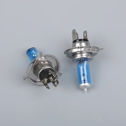 2 Pcs New H4 P43T 12V 35/35W Scooter Motorcycle Headlight Bulbs Quartz Super White Xenon Halogen Bulb