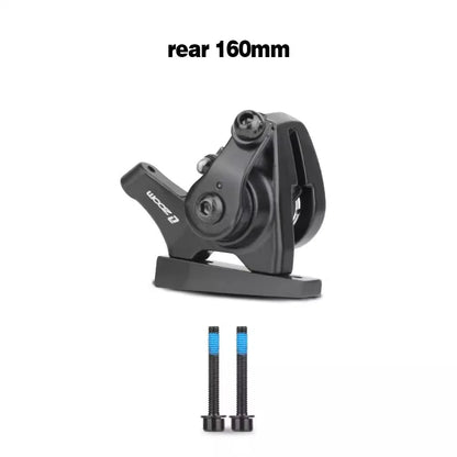 ZOOM DB580 Road Bike Line Pull Flat Mount Dual Piston Mechanie Disc Brake 140mm Disc Brake Caliper Ultralight Bike Accessories Rear 160mm