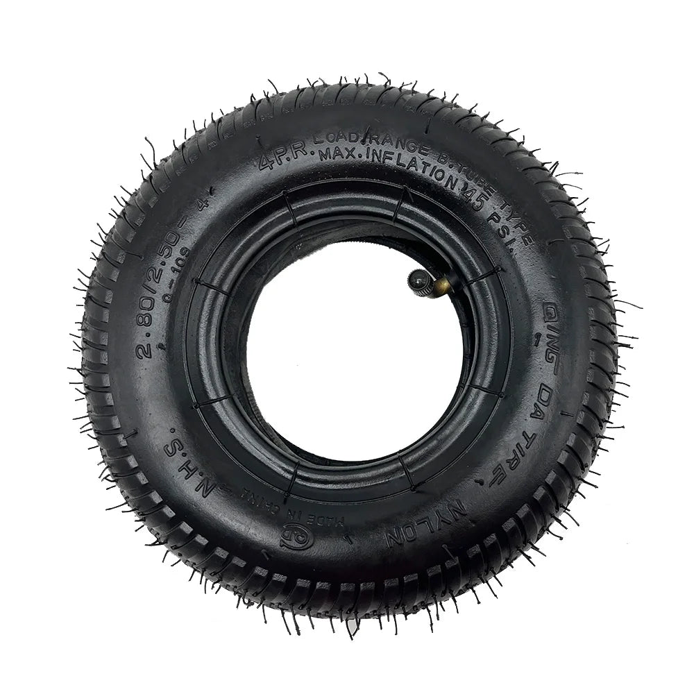 9 Inch 2.80/2.50-4 Tire Inner Tube Outer Tyre for Electric Scooter Front and Rear Pneumatic Wheel Accessories