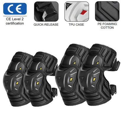Summer Motorcycle Knee Pads - CE Approved Joint Protection
