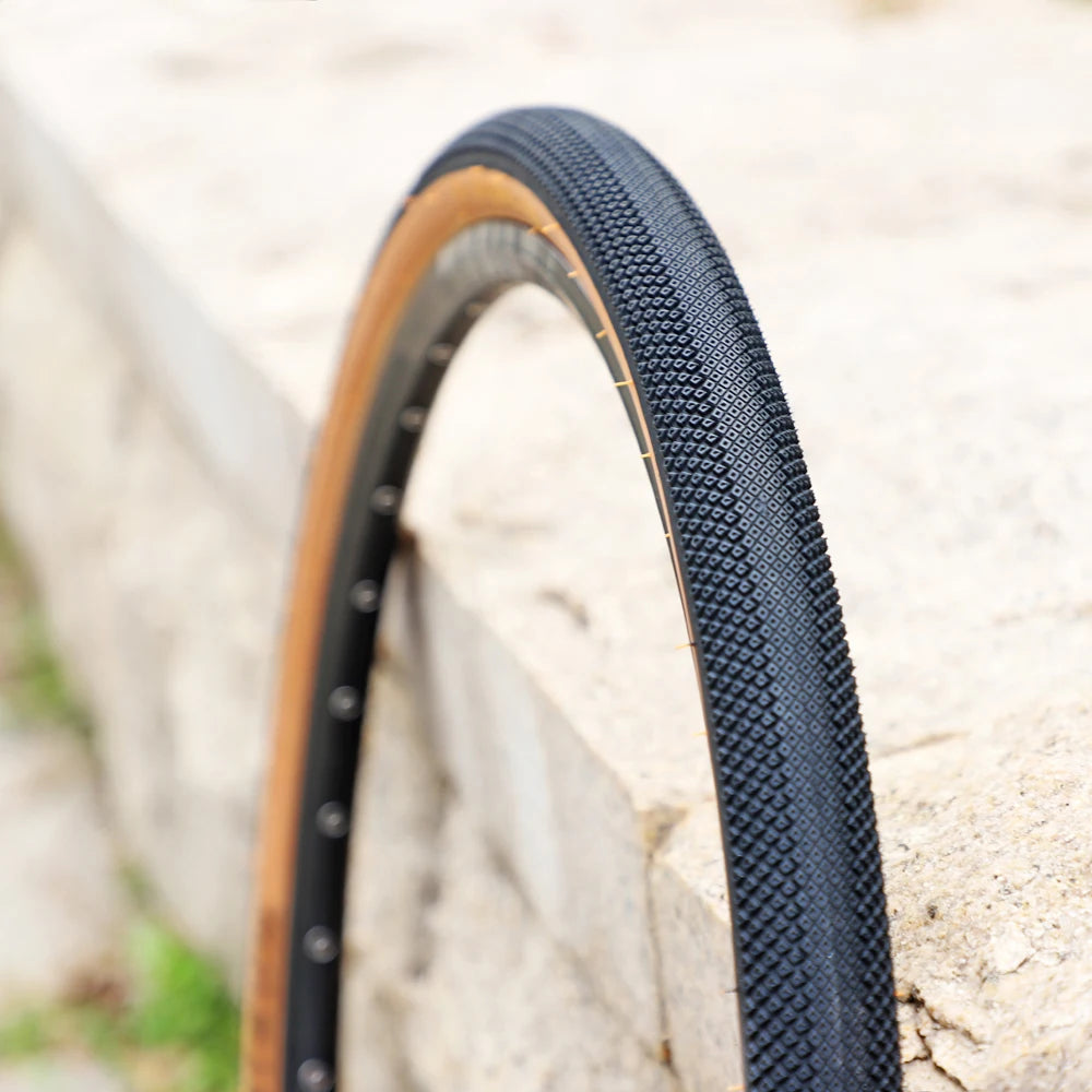 Chaoyang ARISUN bicycle tire 700C 700x25/28/35/40C road bike tires 60TPI anti puncture gravel cycling tyre wire type yellow edge
