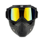 Windproof Mask Goggle HD Motorcycle Outdoor Sport Glasses Eyewear Riding Motocross Summer UV Protection Sunglasses RED-LENS