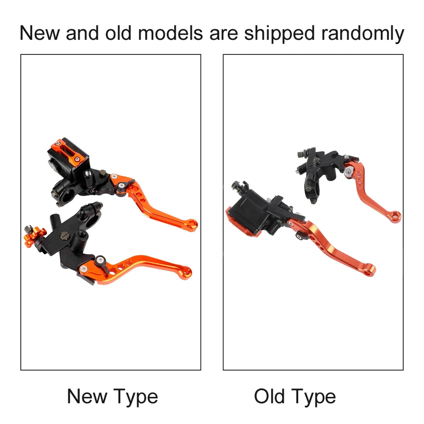 New 1 Pair 22mm Universal Motorcycle Handlebar Master Cylinder Levers Handle Hydraulic Brake Pump Clutch Adjustable Hand Lever