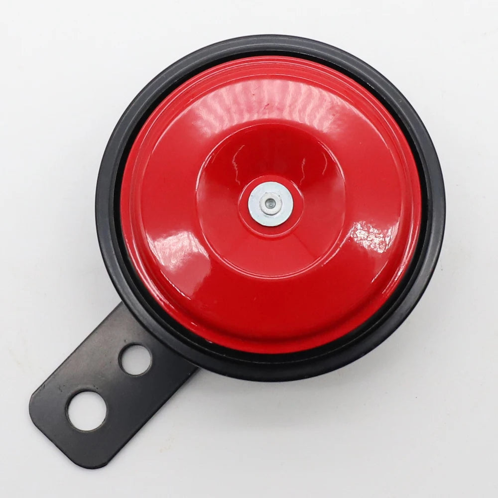 LVEE DL80 Color series Universal motorcycle Horn 12V 105db Waterproof Electric Moto bike Motor Scooter ATV UTV Golf Cart DL80-Red Black
