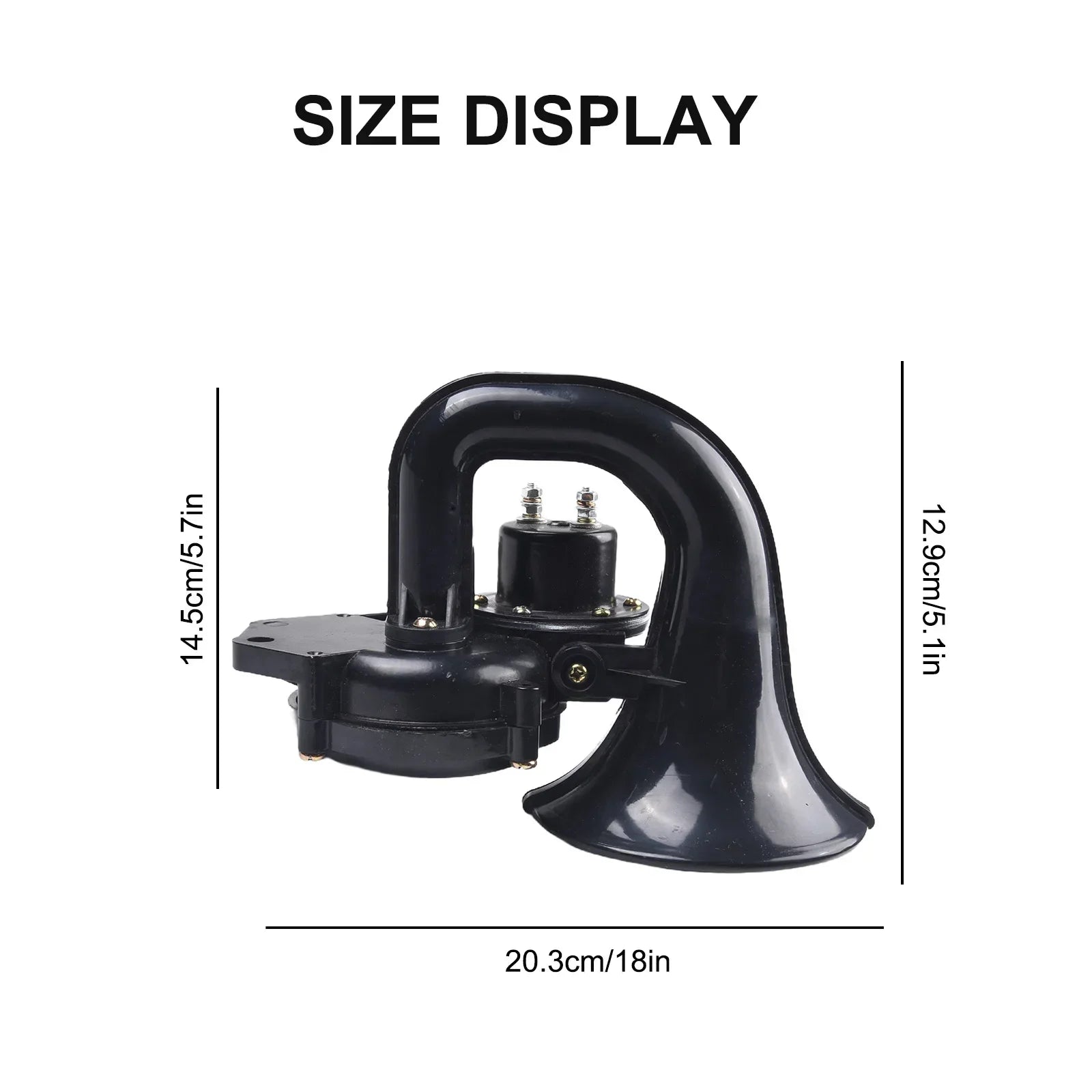 Car Truck Horn For Scania For Volvo 48W 12V 300DB Snail Air Horn Loud Train Horn For Motorcycle Truck Boat Car Accessories