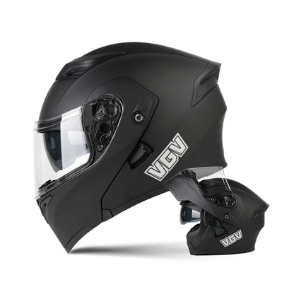 Motorcycle Full Face Helmet Men Women Fashion Dual Lens Helmets Motocross Racing 7 China