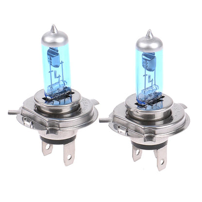 2 Pcs New H4 P43T 12V 35/35W Scooter Motorcycle Headlight Bulbs Quartz Super White Xenon Halogen Bulb