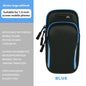 Running phone arm Bag for men and women Arm strap Sports arm Sleeve Artifact Wrist bag Waterproof lightweight outdoor equipment Blue