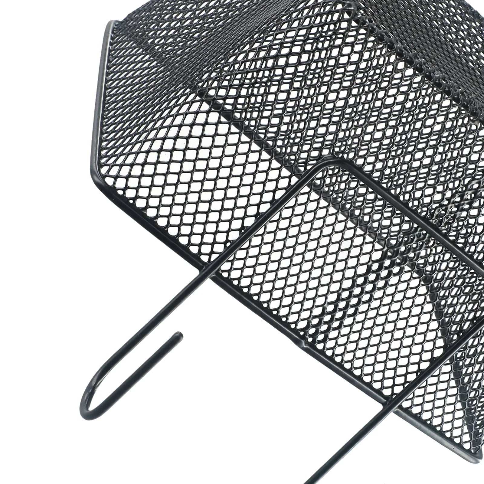 1pc E-bike Metal Mesh Bike Basket Front Handlebar Shopping Storage Kids 25x17x15CM E-Scooter Bicycle Front Handlebar Basket