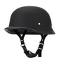 Motorcycle Open Face Helmet Vintage Fashion Safety Helmets Men Women Unisex Scooter Four Seasons Helmet ZR-307 Matte Black