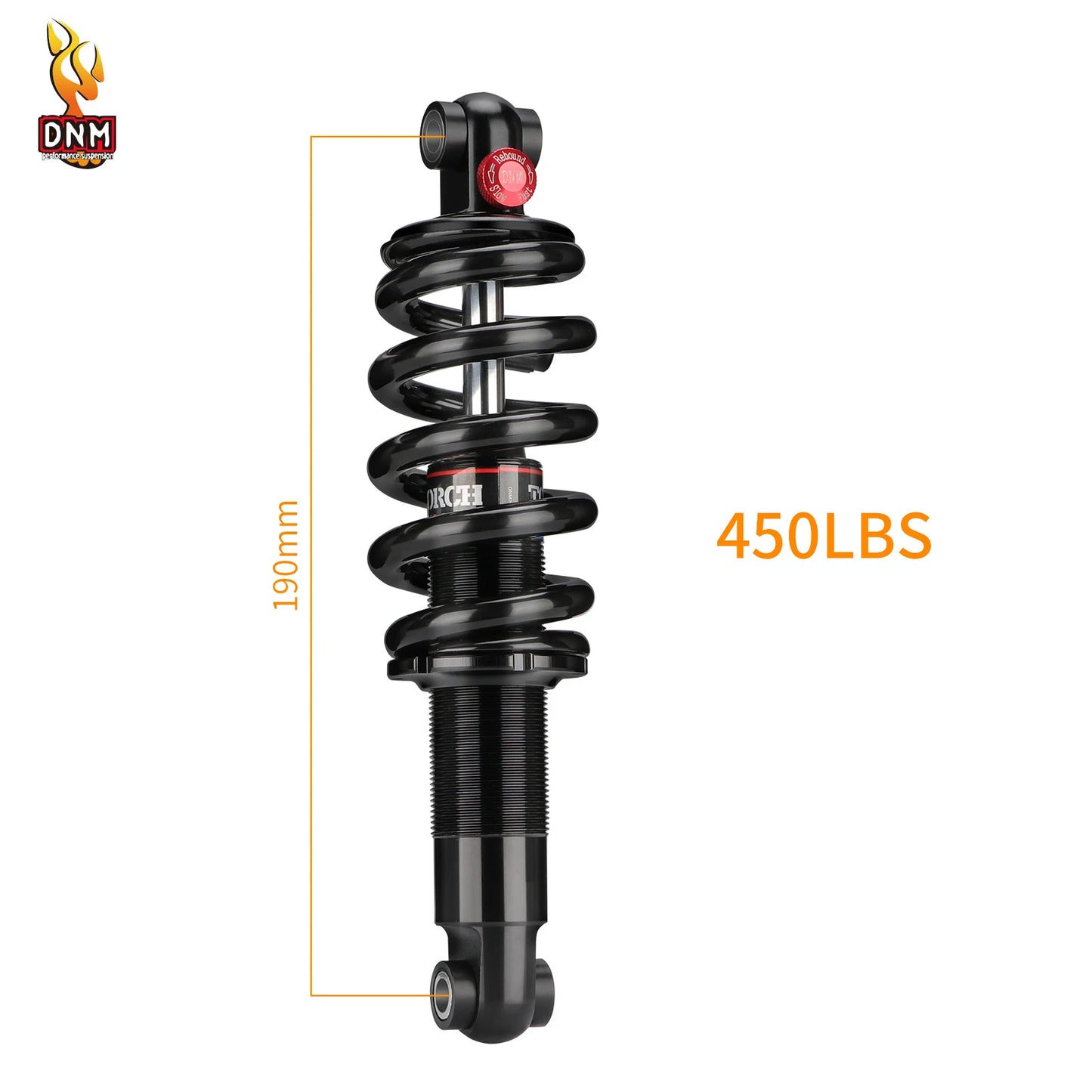 DNM DV22AR Spring Bike Shock Absorber Hydraulic with Damping Adjust 125/150/190/200MM For Mountain Bicycle Rear shock