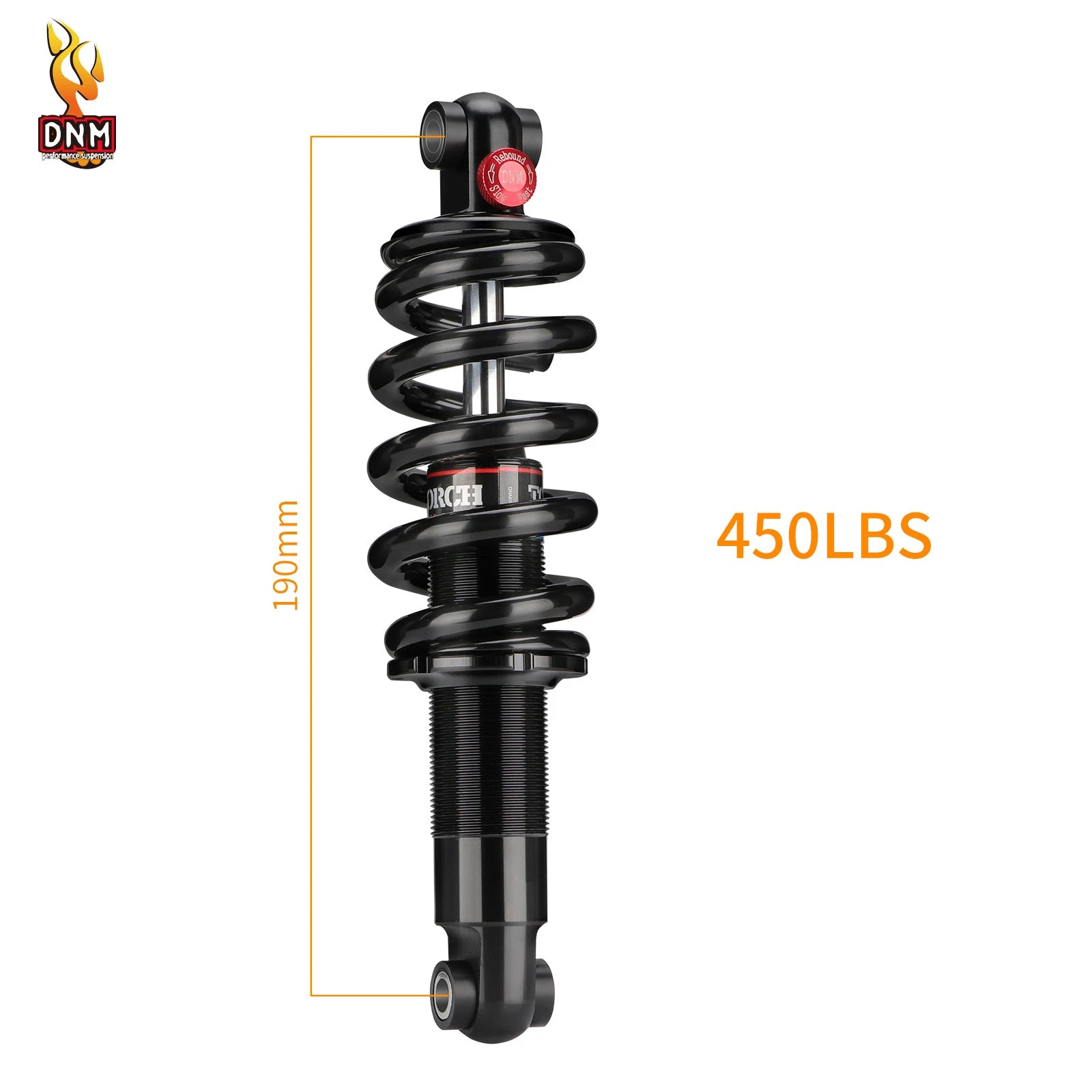 DNM DV22AR Spring Bike Shock Absorber Hydraulic with Damping Adjust 125/150/190/200MM For Mountain Bicycle Rear shock