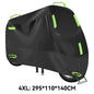 Motorcycle Cover Waterproof Outdoor Indoor Scooter Wear-resistant Fabric 210T Motorbike Cover All Season Dustproof UV Protective 4XL
