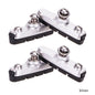 ZTTO Road Bike Brake Shoes C Caliper Hoof Replaceable Rubber Pads CNC Shell Block For Aluminum Alloy Rims Friction Wheel Brake Silver 2 Pairs