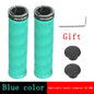MOTSUV Bicycle Grips MTB Handbar Grip Rubber Non-slip Lock Ring Cycling Anti Slip and Shockproof Mountain Bike Accessory NEW HOT cyan