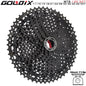 GOLDIX Black MTB Cassette 8/9/10/11/12 Speed 40/42/46/50T K7 Bicycle Freewheel Sprocket