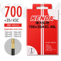 KENDA Bicycle Inner Tube 1PC 700C 23-25C 28-32C 35-43C Schrader Presta Butyl Rubber MTB Road Bike Tube Inner Tyre Bicycle Parts 700-35-43C-AV48L