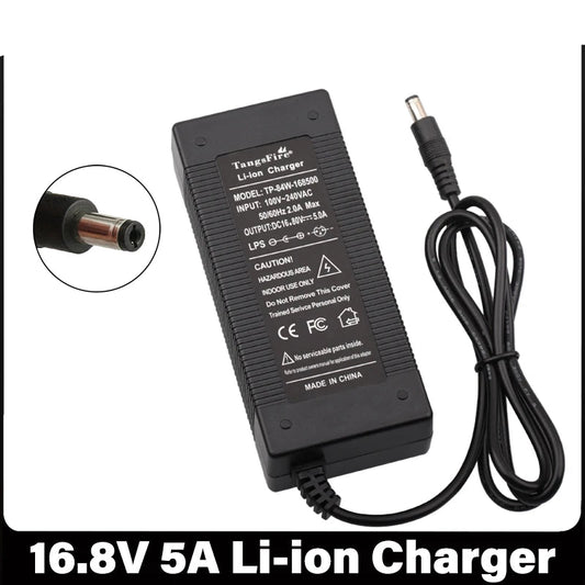 16.8V 5A Li-ion Battery Charger 4Series For 14.4V 14.8V Electric Drill Lithium Battery Pack Charger DC High Quality Connector