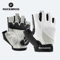 ROCKBROS Half Finger Bike Gloves MTB Road Spring Summer Breathable Shorts Bicycle Gloves Men Women Gel Padded Cycling Gloves S030-2BL