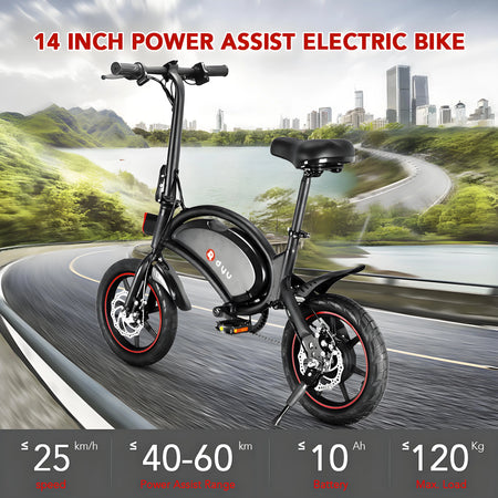   DYU D3F 250W Foldable Electric Bike 36V 10Ah – Compact City Commuter E-Bike