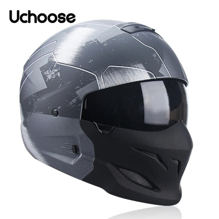 Scorpion Helmet Detachable Multi-purpose Combination Helmet Motorcycle Half Predator Helmet