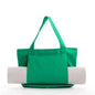 Yoga Pilates Cushion Bag Canvas Handbag Outdoor Exercise Equipment Travel Yoga Shoulder Bag Storage Bag green