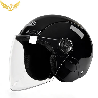 Electric Women Motoctcle Helmet Moped Helmets With Visors Pink Summer For Vespa Bicycle