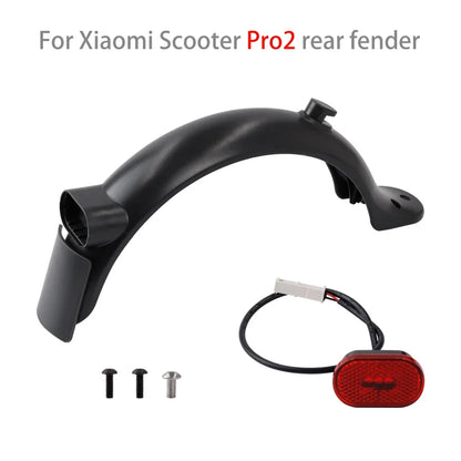 Rear Mudguard for Xiaomi 3 M365 Pro PRO 2 1S Electric Scooter Skateboard Tire Splash Mud Guard Bracket Set Back Taillight Fender normal fender set
