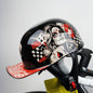 Vintage Half Helmet Motorcycle Helmet For Men Women Summer Universal Electric Motorcycle Red-Heart China